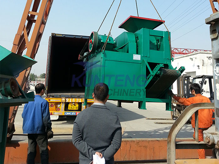 Delivery of coke ball press briquette machine