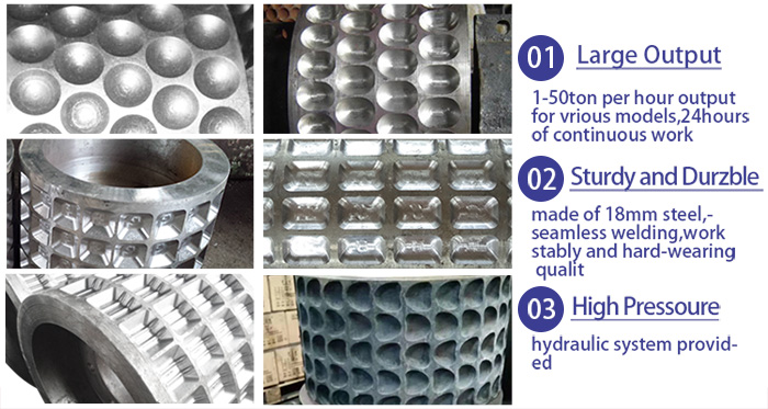 Mould of mineral powder ball press machine 