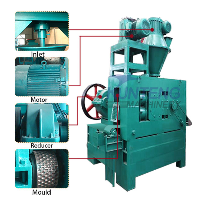 dust removal ball press machine