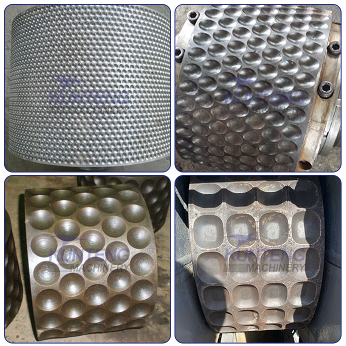 Mould of carbon black roller briquette press machine 