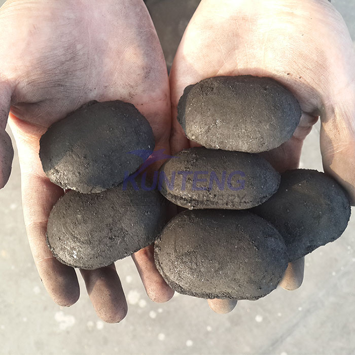 Finished product of carbon black roller briquette press machine 