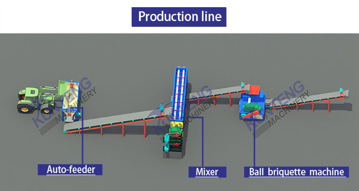 Drawing of carbon black roller briquette press machine 