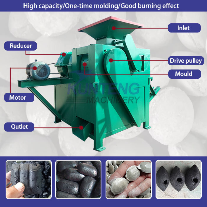 Aluminum ash ball press machine