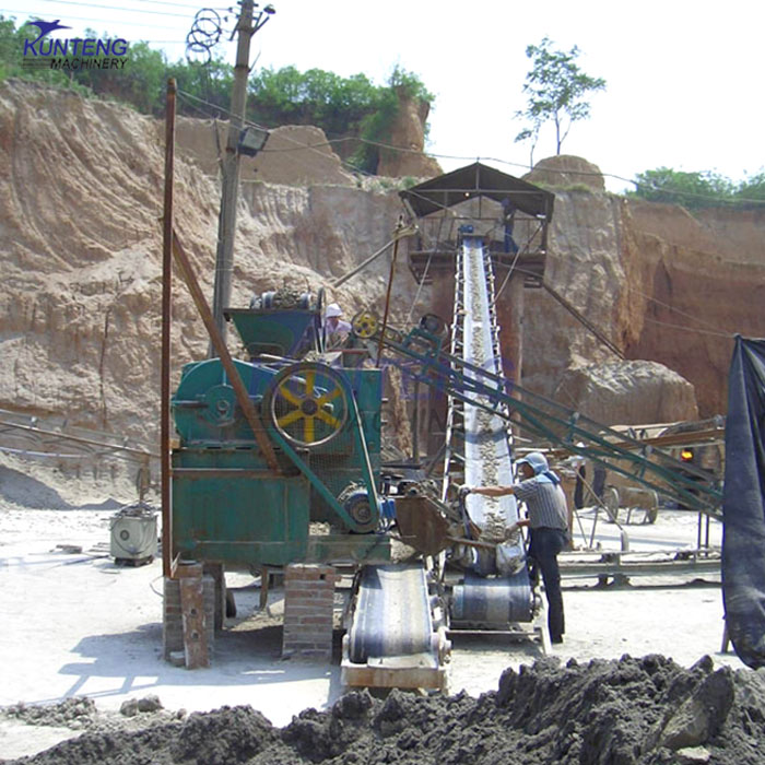 Client site of aluminum ash ball press machine