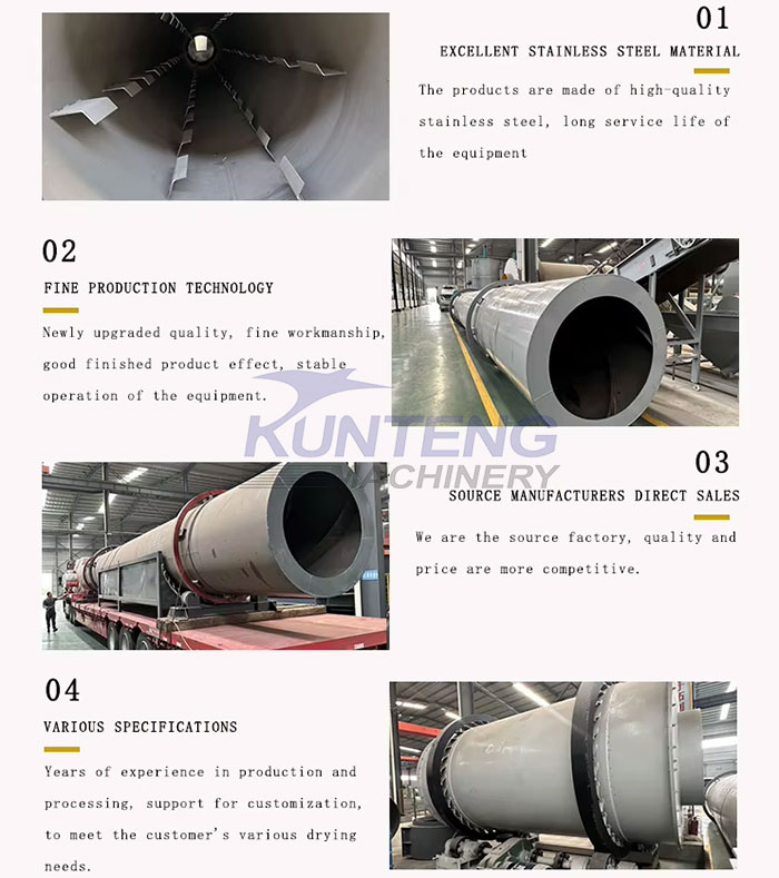 Details of coal drum dryer