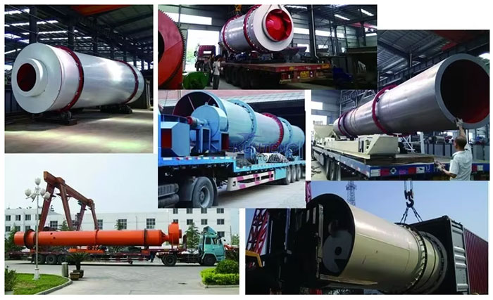 Delivery of coal drum dryer