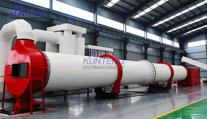 Features of minerals rotary dryer