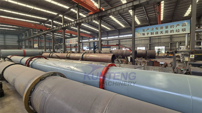 Our workshop of sawdust drum dryer