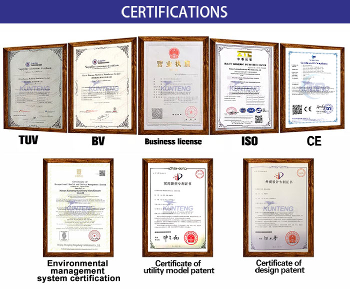 Certificate of sawdust drum dryer