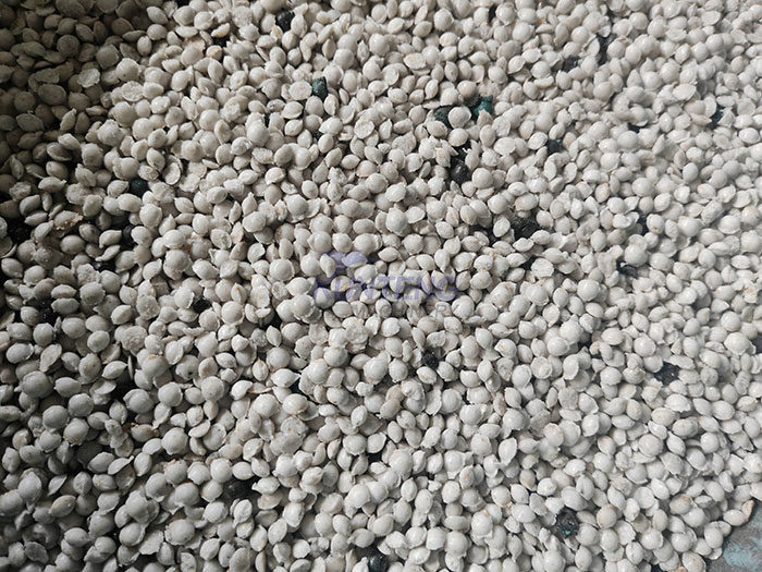 Finished product of quicklime double roller granulator 