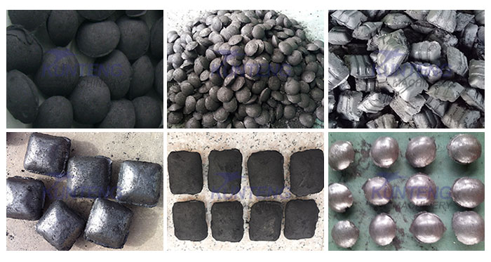 Finished product of coal ball roller press production line equipment