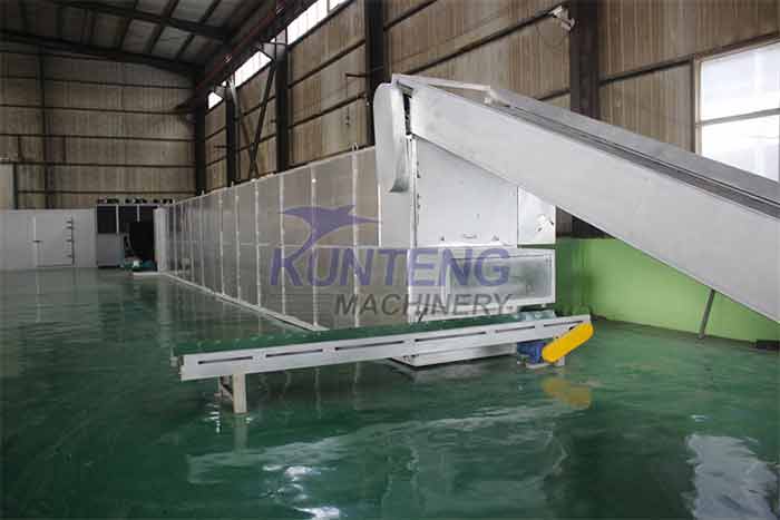 Mesh belt dryer mineral powder briquettes machine production line