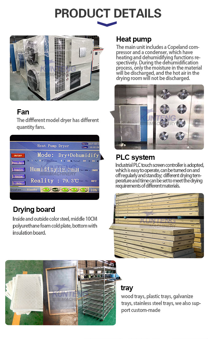 Details of charcoal briquettes dryer room