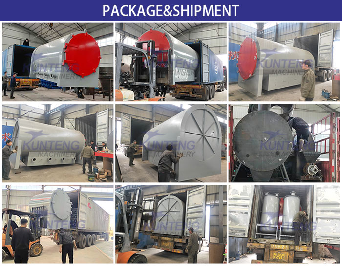 Delivery of wood coconut shell carbonize furnace 