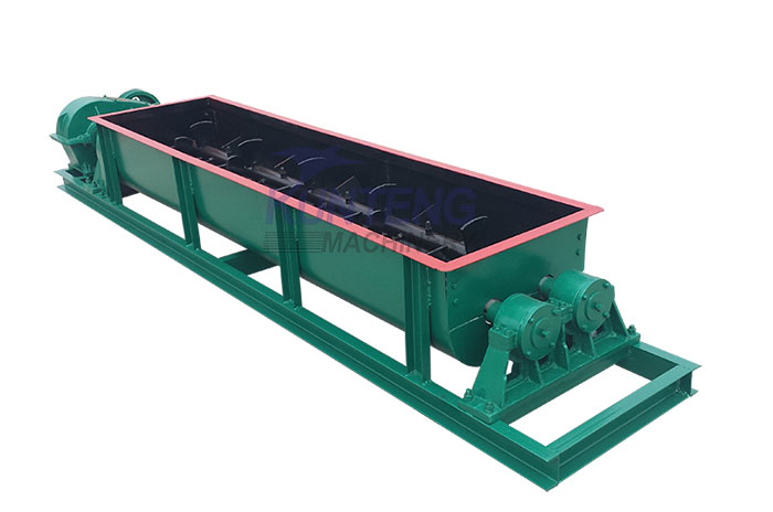 Description of double shaft mixer for coal metal powder 